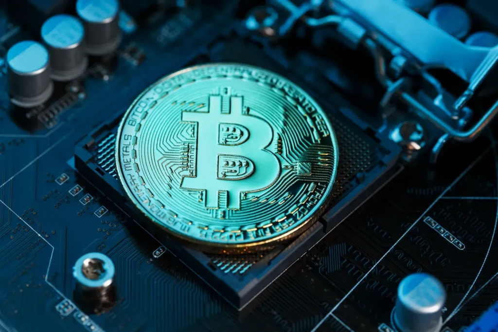 golden-bitcoin-cryptocurrency-computer-circuit-board-cpu (1) - Guides Blog